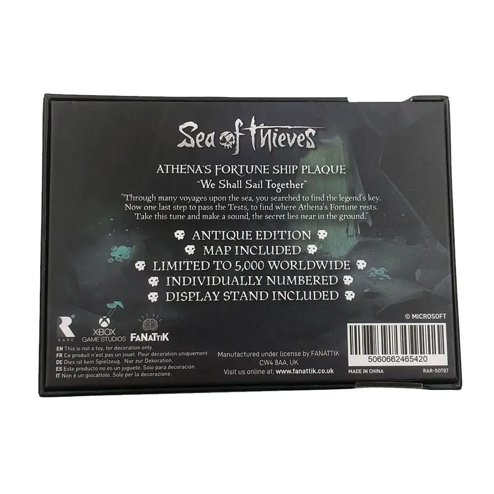 Sea of Thieves Athena's Fortune Ship Antique plakett termékfotó
