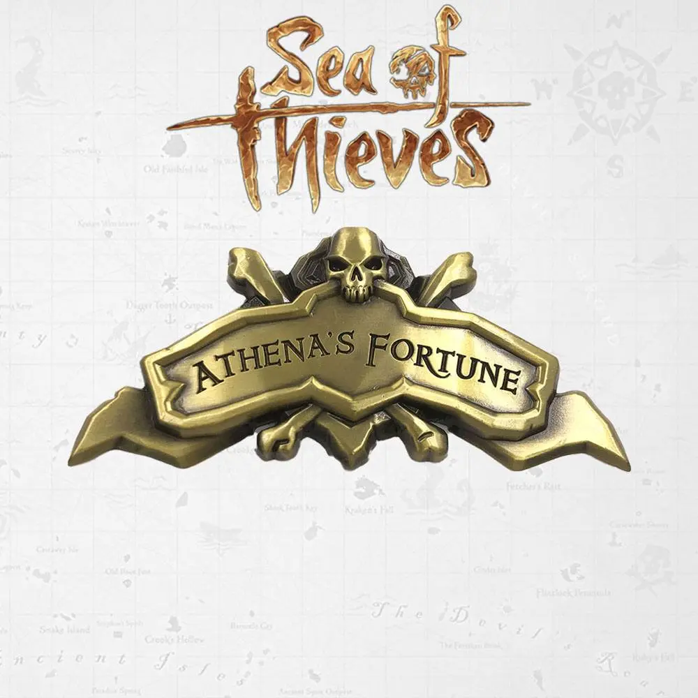 Sea of Thieves Athena's Fortune Ship Antique plakett termékfotó