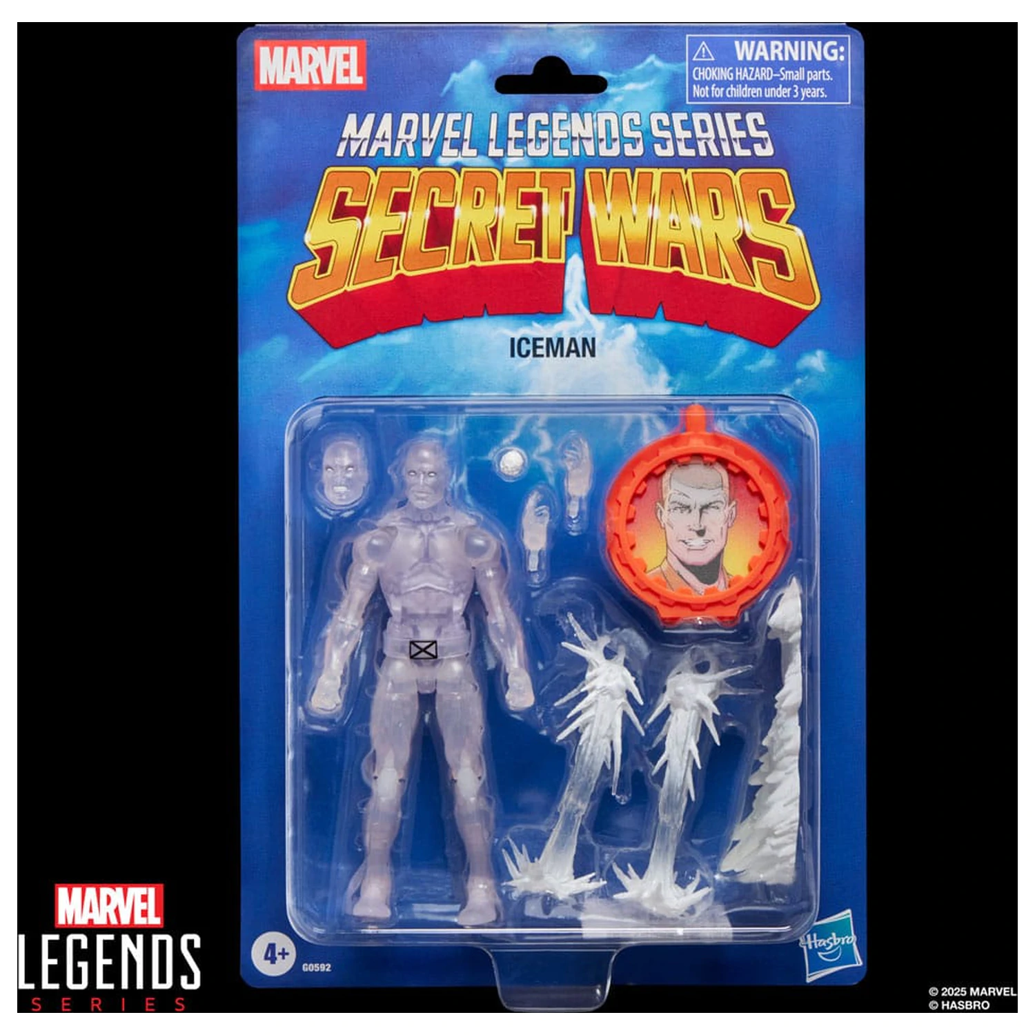 Secret Wars Marvel Legends Retro akciófigura Iceman 15 cm termékfotó