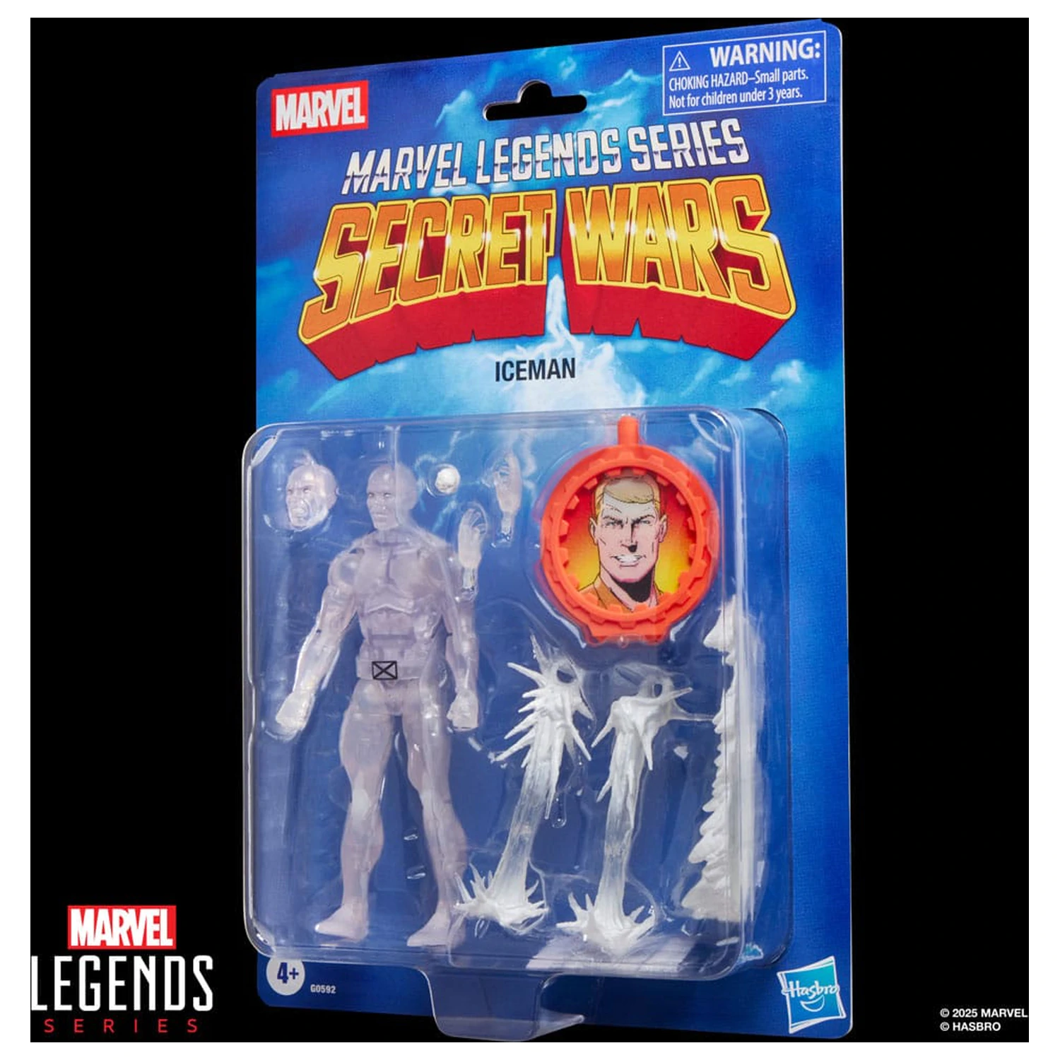 Secret Wars Marvel Legends Retro akciófigura Iceman 15 cm termékfotó