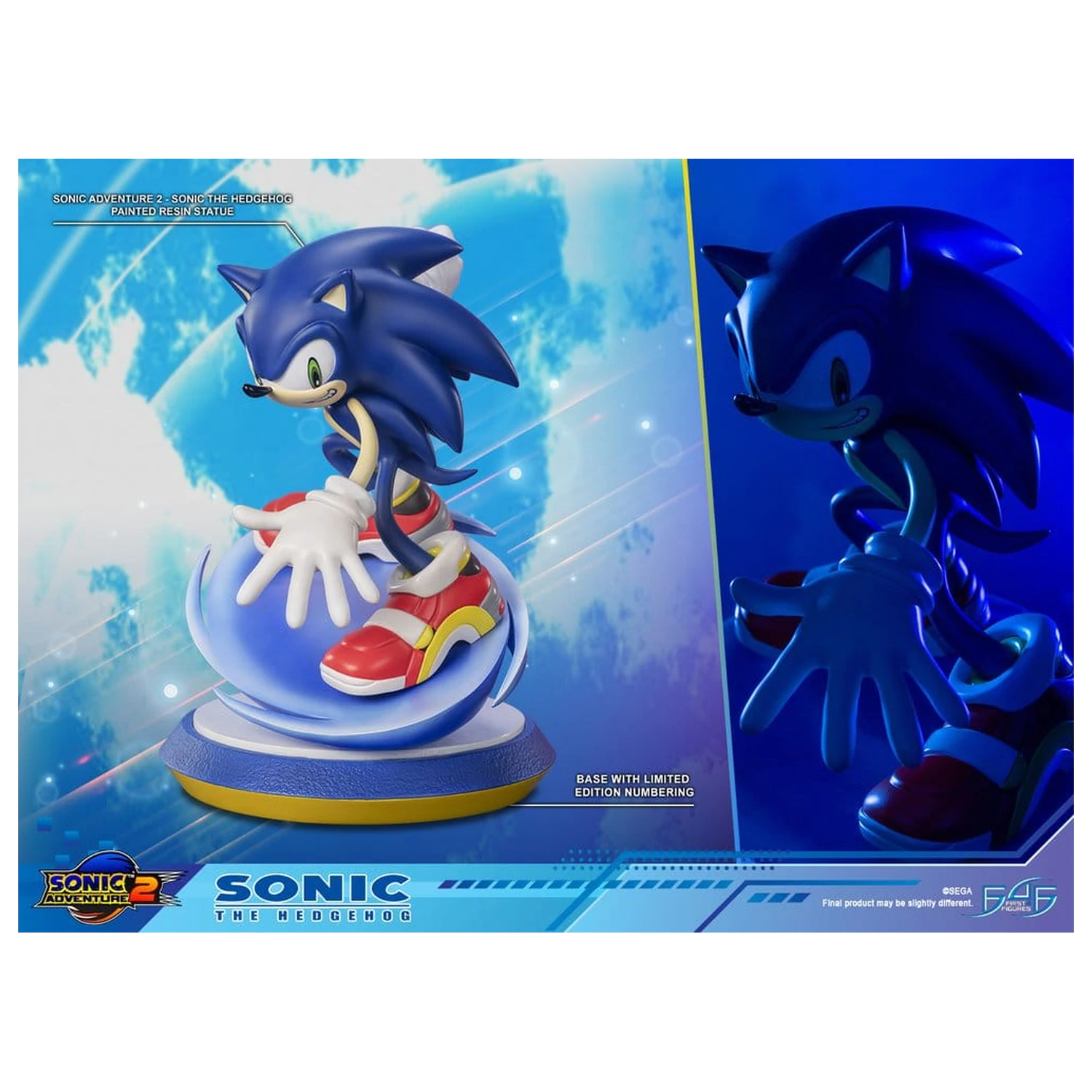 SEGA Sonic the Hedgehog gyanta szobor figura 24.5 cm termékfotó