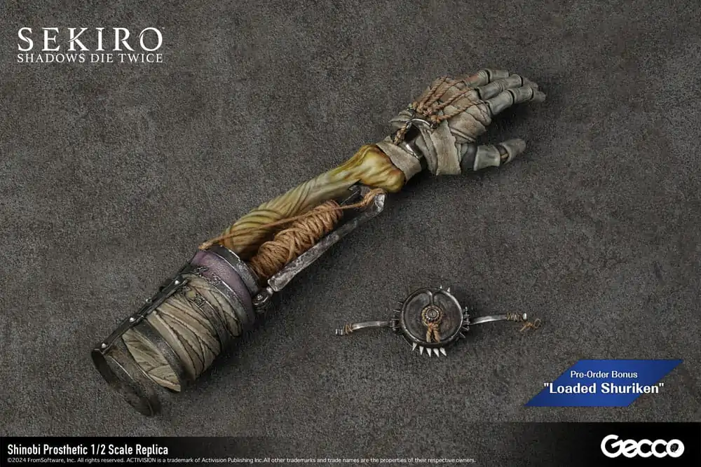 Sekiro: Shadows Die Twice 1/2 Shinobi Prosthetic replika 32 cm termékfotó