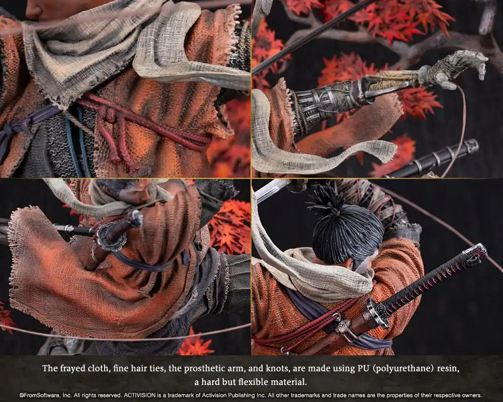 Sekiro: Shadows Die Twice 1/7 Wolf PVC szobor figura 42 cm termékfotó