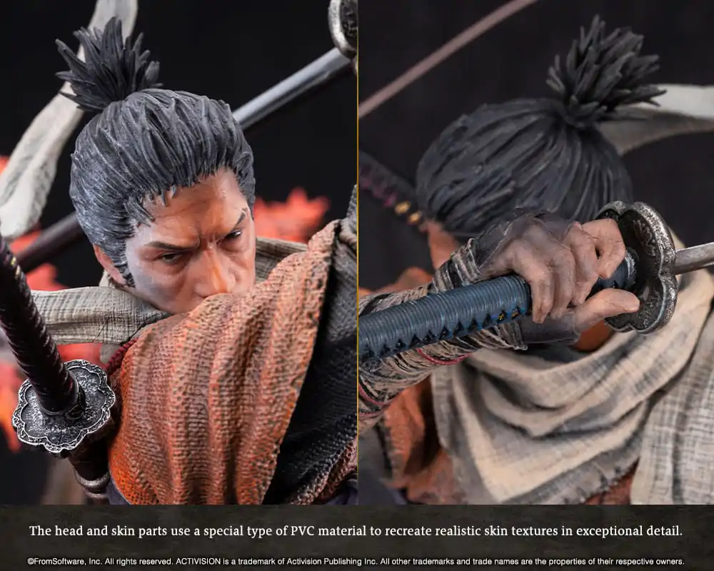 Sekiro: Shadows Die Twice 1/7 Wolf PVC szobor figura 42 cm termékfotó