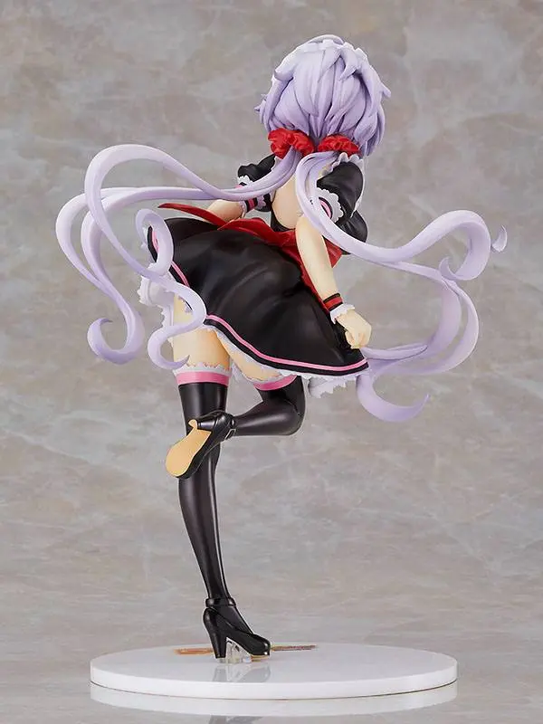 Senki Zesshou Symphogear G 1/7 Chris Yukine: Lovely Maid Style AQ PVC szobor figura 21 cm termékfotó