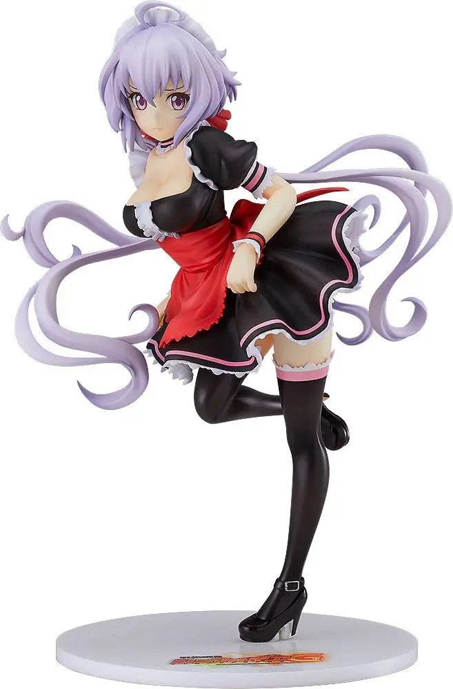 Senki Zesshou Symphogear G 1/7 Chris Yukine: Lovely Maid Style AQ PVC szobor figura 21 cm termékfotó