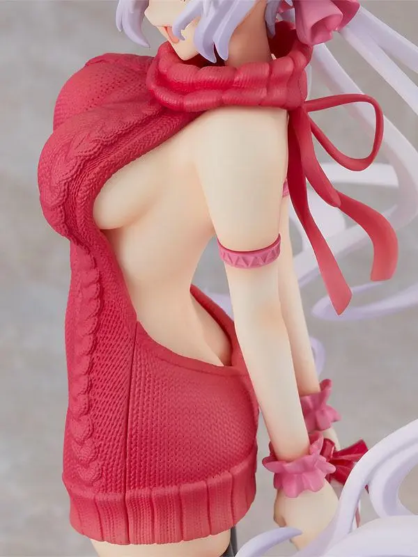 Senki Zesshou Symphogear G 1/7 Chris Yukine: Lovely Sweater Style AQ PVC szobor figura 24 cm termékfotó