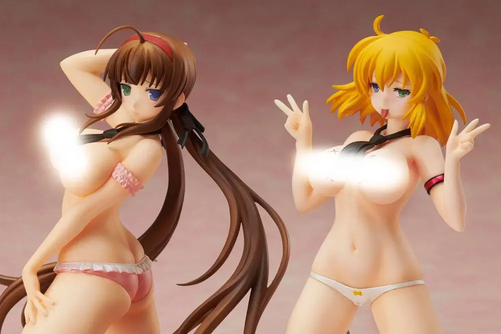 Senran Kagura NewWave Gburst 1/10 Ryobi x Ryona Bare Body Sailor Uniform Ver. PVC szobor figura 19 cm termékfotó