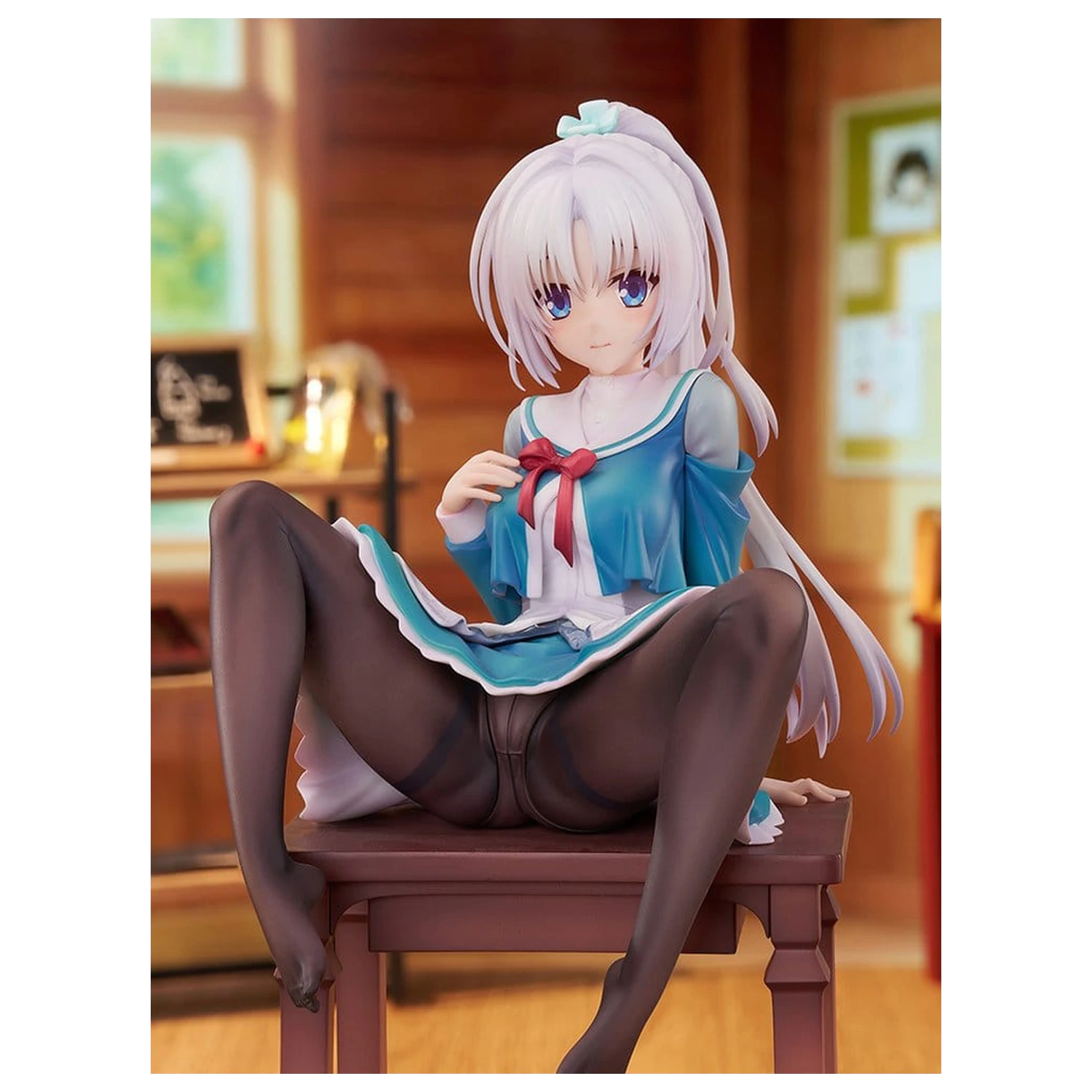Senren*Banka 1/7 Yoshino Asatake Animal Ears School Uniform Ver. PVC figura 21 cm termékfotó