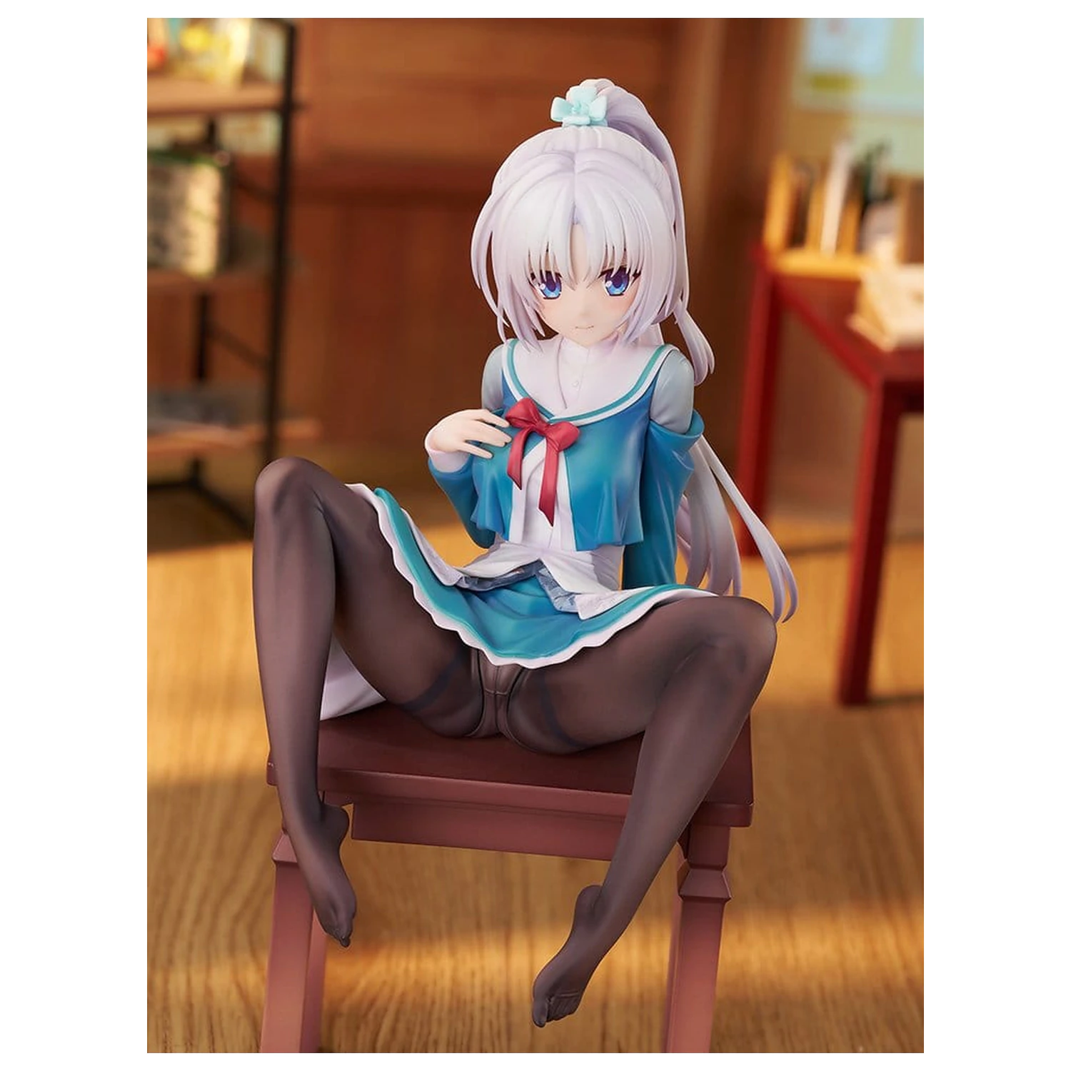 Senren*Banka 1/7 Yoshino Asatake Animal Ears School Uniform Ver. PVC figura 21 cm termékfotó