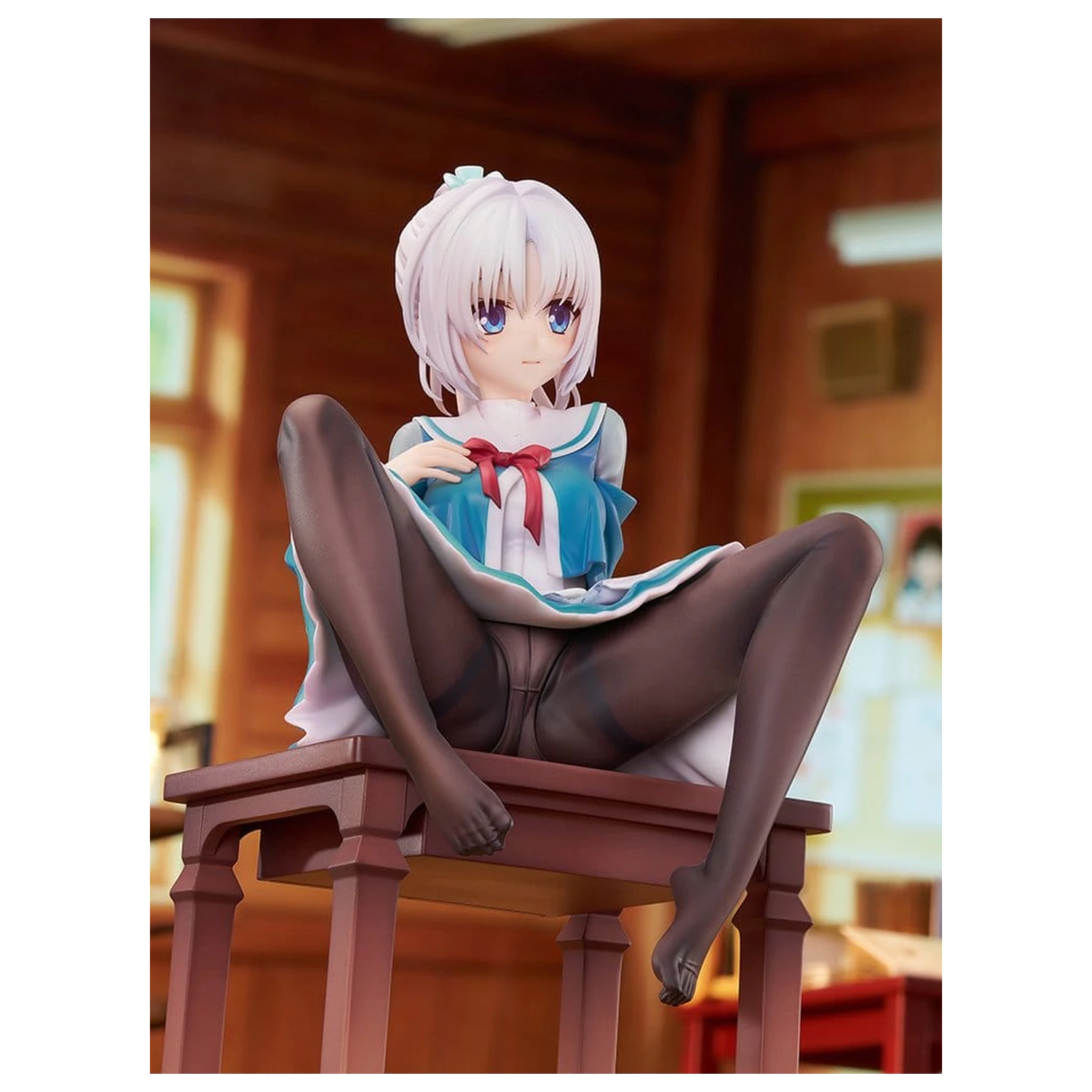 Senren*Banka 1/7 Yoshino Asatake Animal Ears School Uniform Ver. PVC figura 21 cm termékfotó