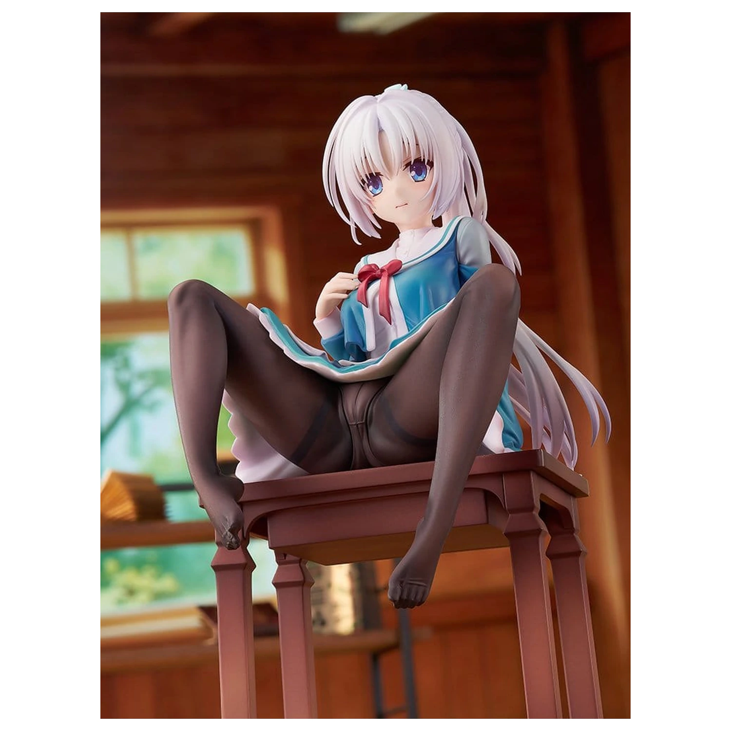 Senren*Banka 1/7 Yoshino Asatake Animal Ears School Uniform Ver. PVC figura 21 cm termékfotó