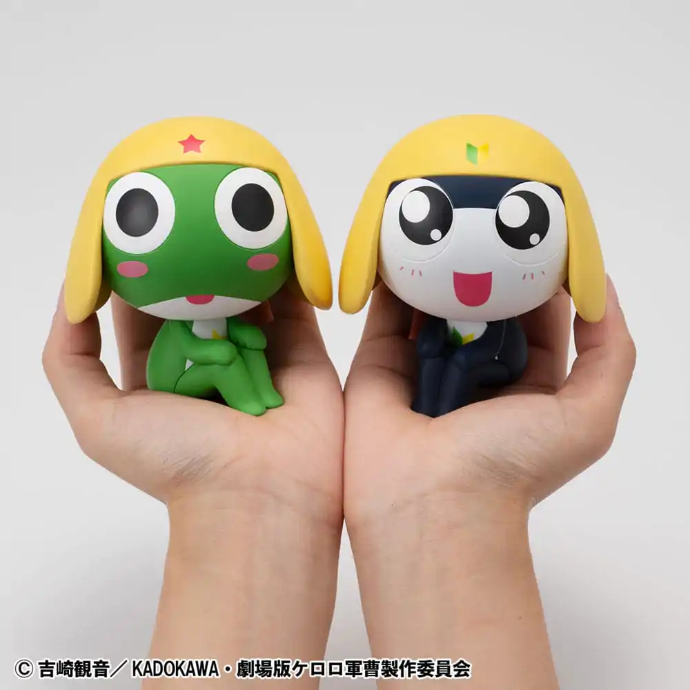 Sergeant Frog Look Up Keroro & Tamama PVC szobor figura csomag 11 cm    termékfotó