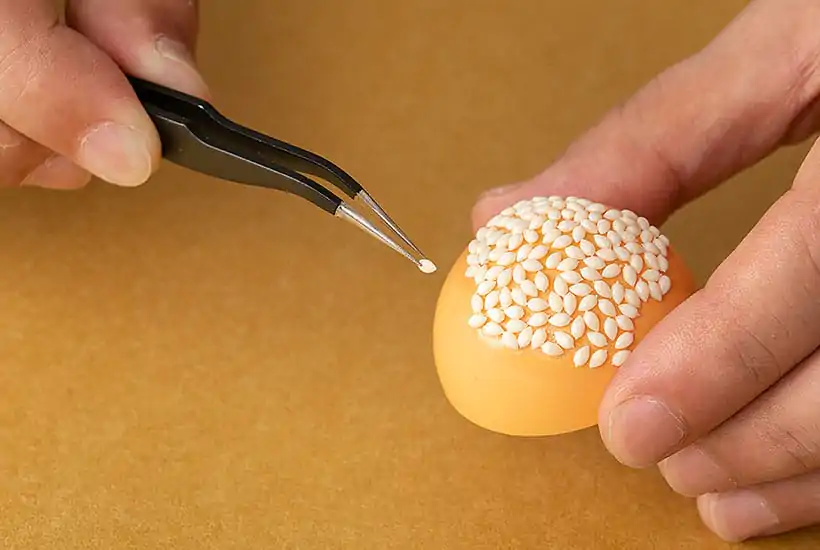 Sesame Ball 1/1 Műanyag modell készlet 4 cm termékfotó