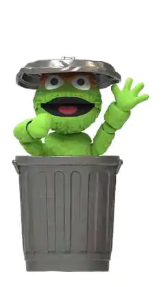 Sesame Street Blokees PreCool Series 2 07 Oscar Műanyag modell készlet 11 cm termékfotó