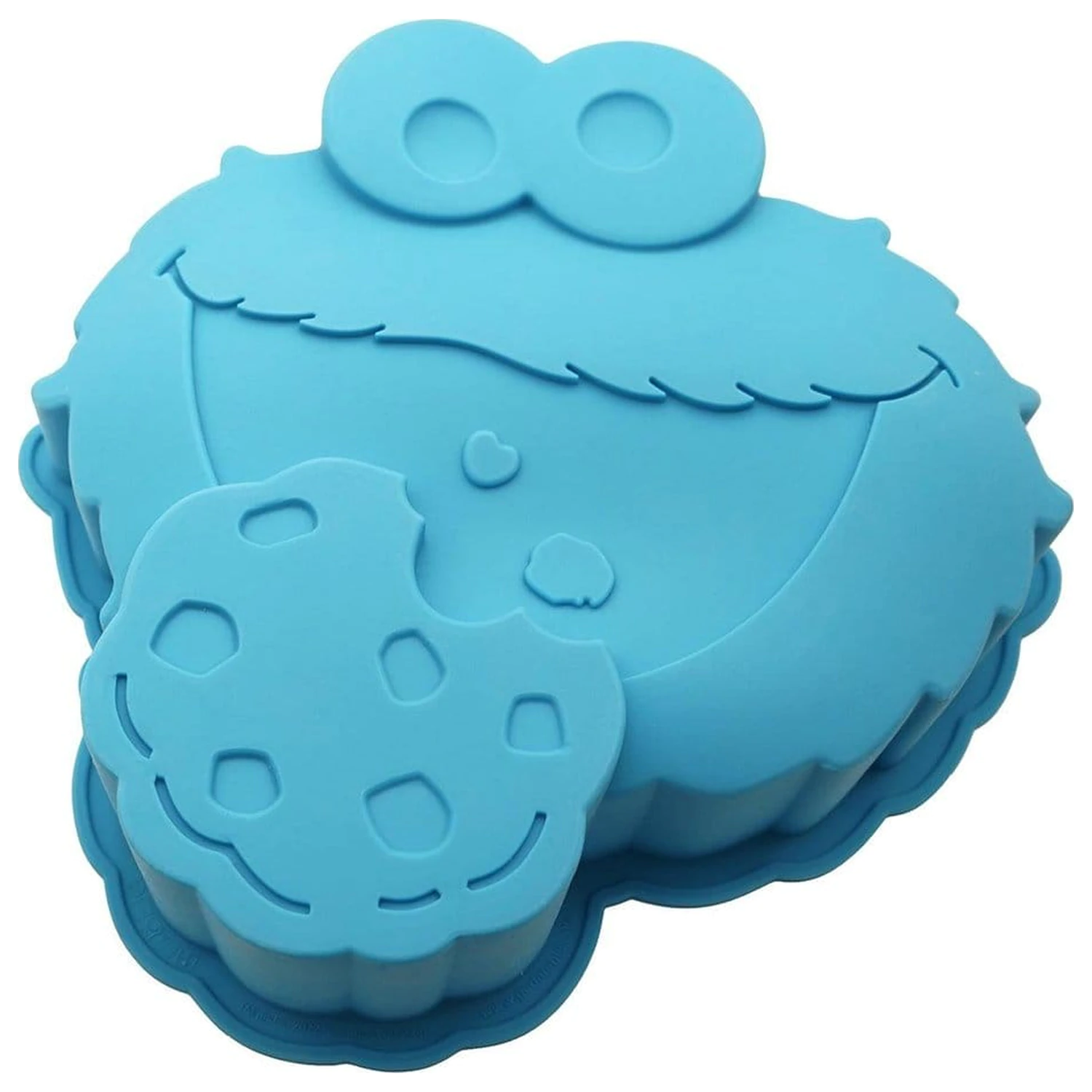 Sesame Street Cookie Monster blue szilikon sütőforma  termékfotó