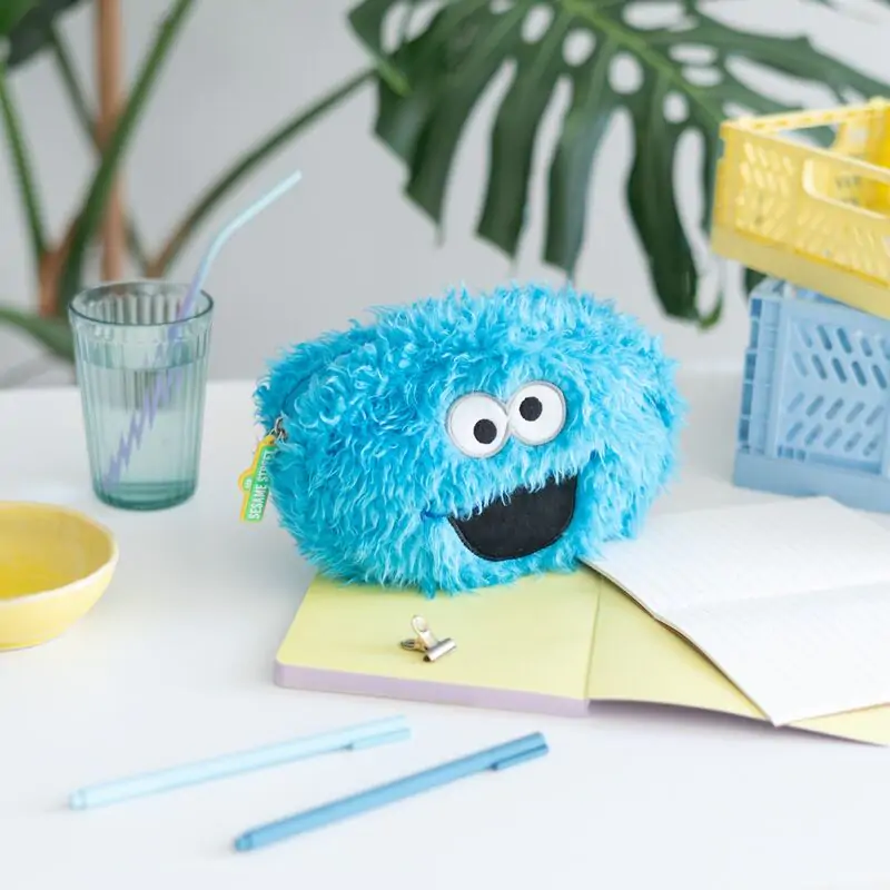 Sesame Street Cookie Monster plüss tolltartó termékfotó