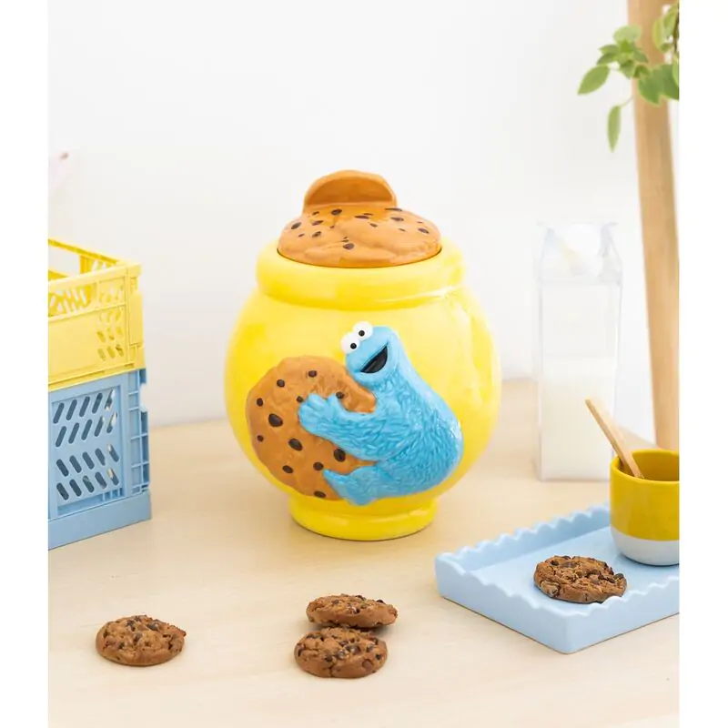 Sesame Street Cookie Monster sütemény tároló keksz doboz termékfotó