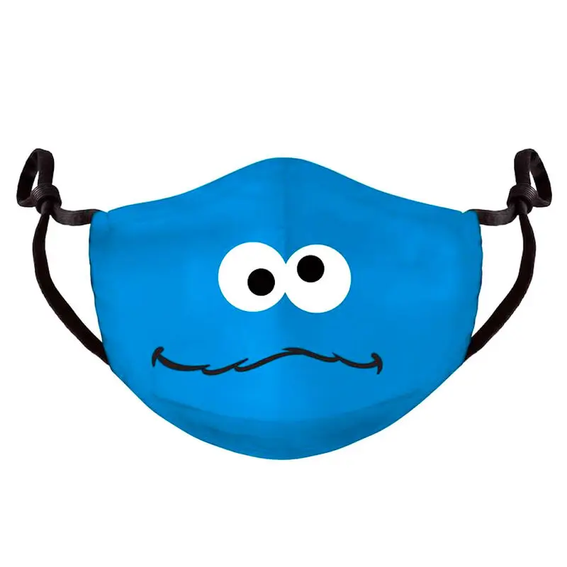 Sesame Street Cookie Monster Többször használható maszk termékfotó