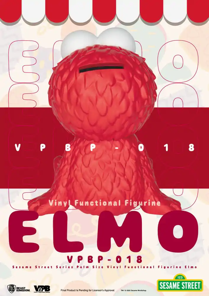 Sesame Street Elmo Vinyl persely 12 cm  termékfotó