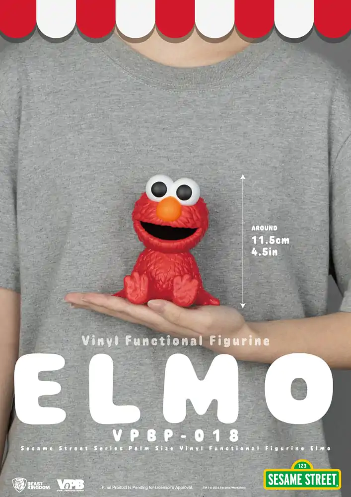 Sesame Street Elmo Vinyl persely 12 cm  termékfotó