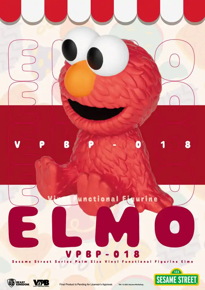 Sesame Street Elmo Vinyl persely 12 cm  termékfotó