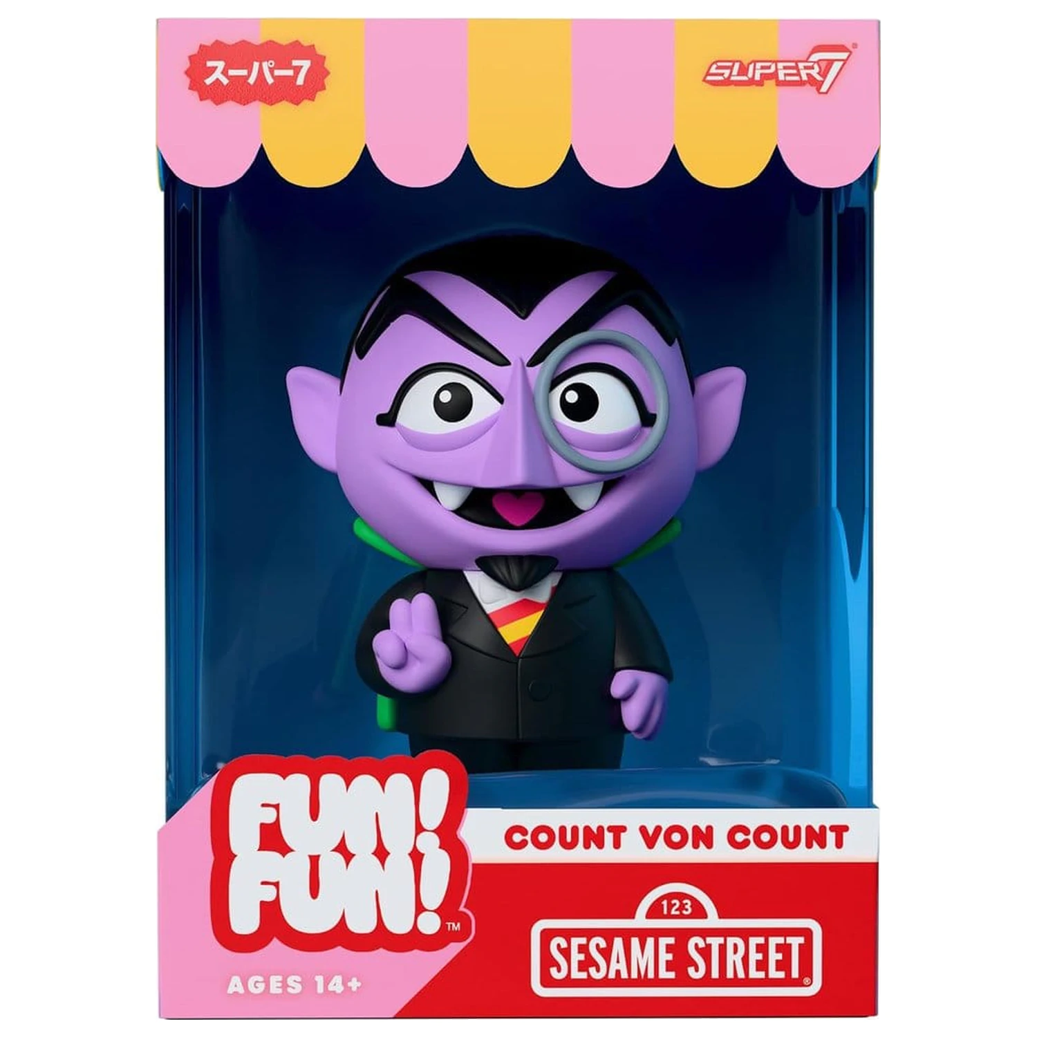Sesame Street Fun! Fun! Vinyl figura Wave 01 - Count von Count 18 cm termékfotó