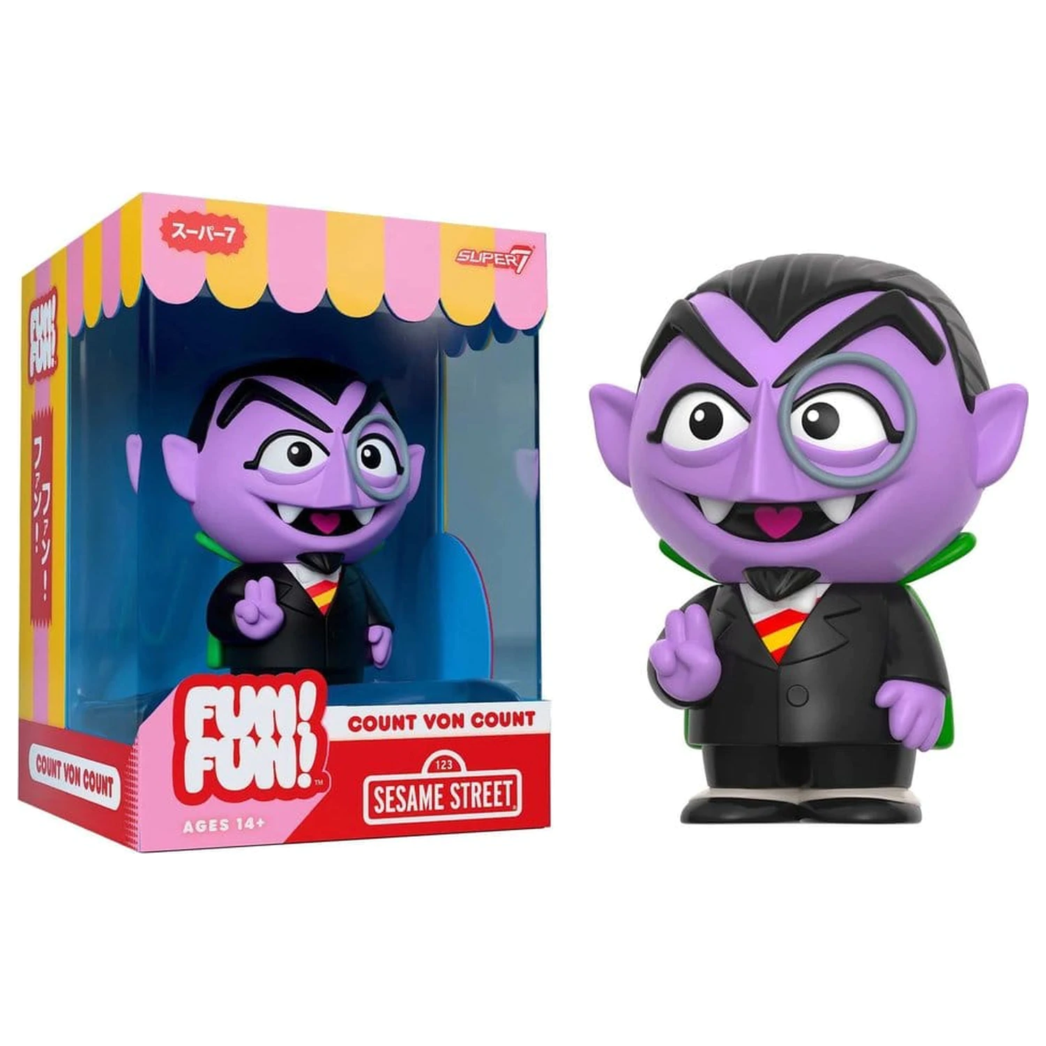 Sesame Street Fun! Fun! Vinyl figura Wave 01 - Count von Count 18 cm termékfotó