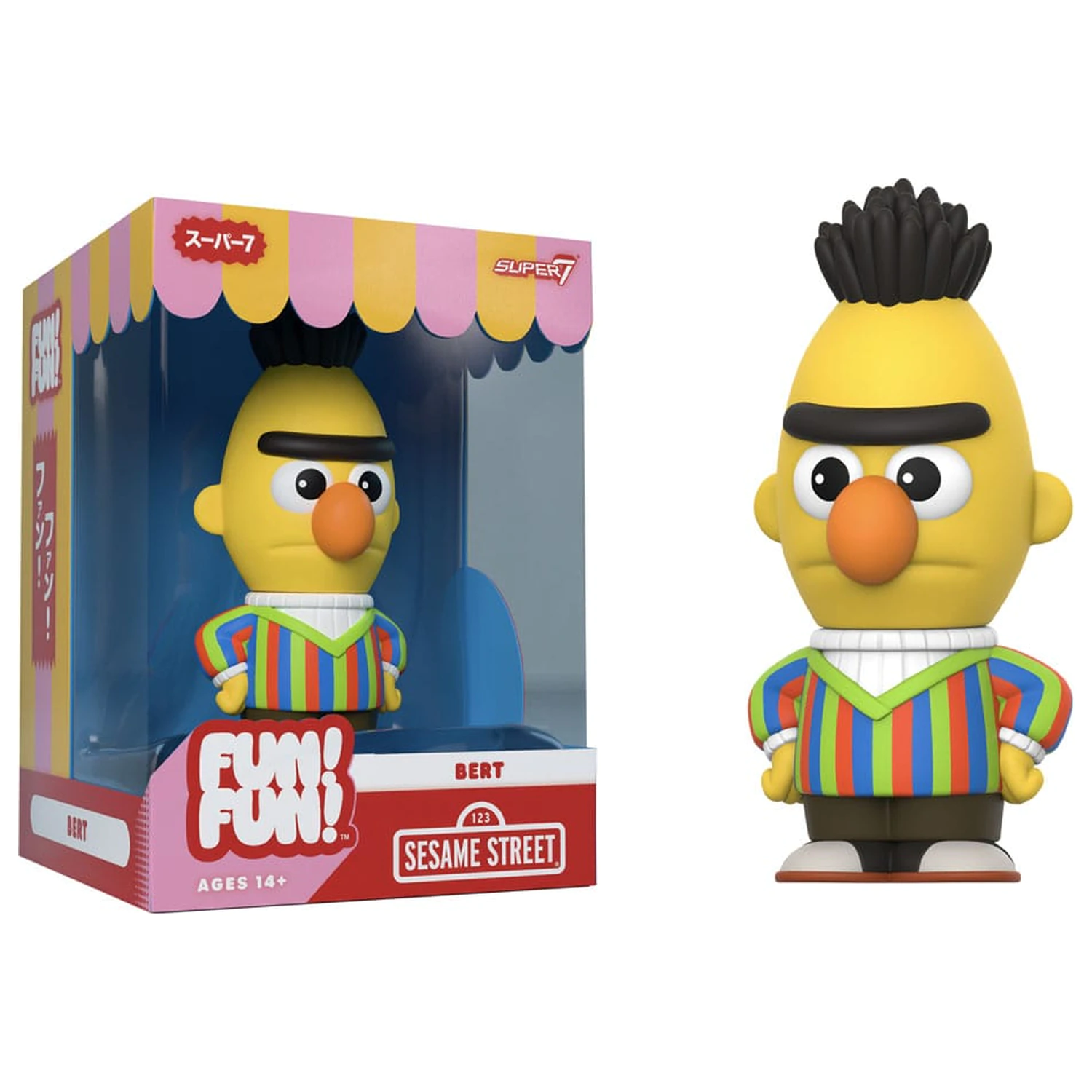 Sesame Street FUN! FUN! Vinyl figura Wave 02 Bert 13 cm  termékfotó