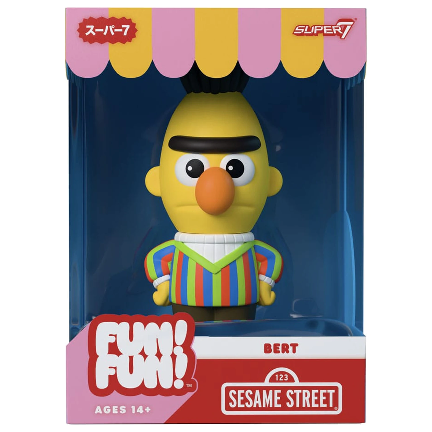 Sesame Street FUN! FUN! Vinyl figura Wave 02 Bert 13 cm  termékfotó