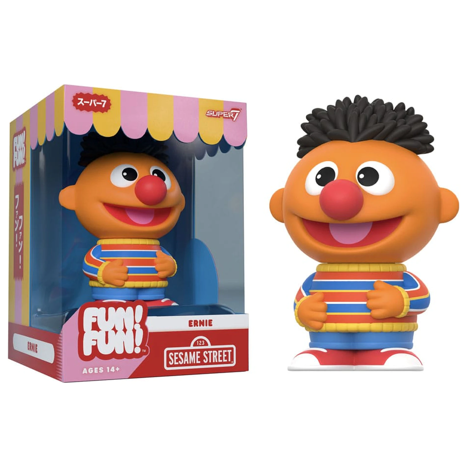 Sesame Street FUN! FUN! Vinyl figura Wave 02 Ernie 13 cm  termékfotó