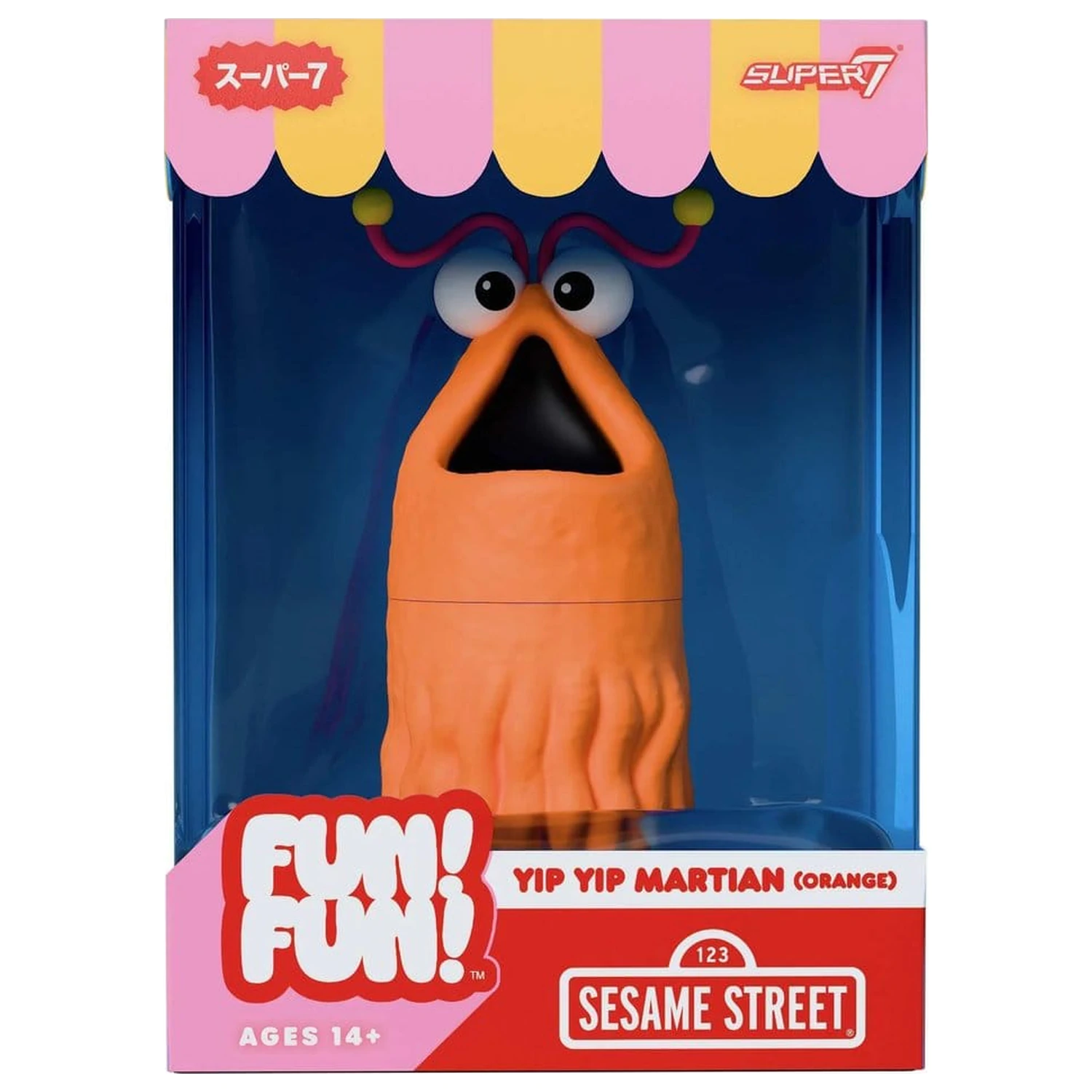 Sesame Street Fun! Fun! Vinyl figura Yip Yip Martian (Orange) 18 cm termékfotó