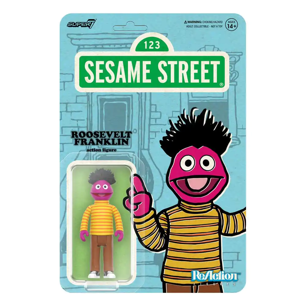 Sesame Street ReAction akciófigura Wave 04 Roosevelt Franklin 10 cm termékfotó