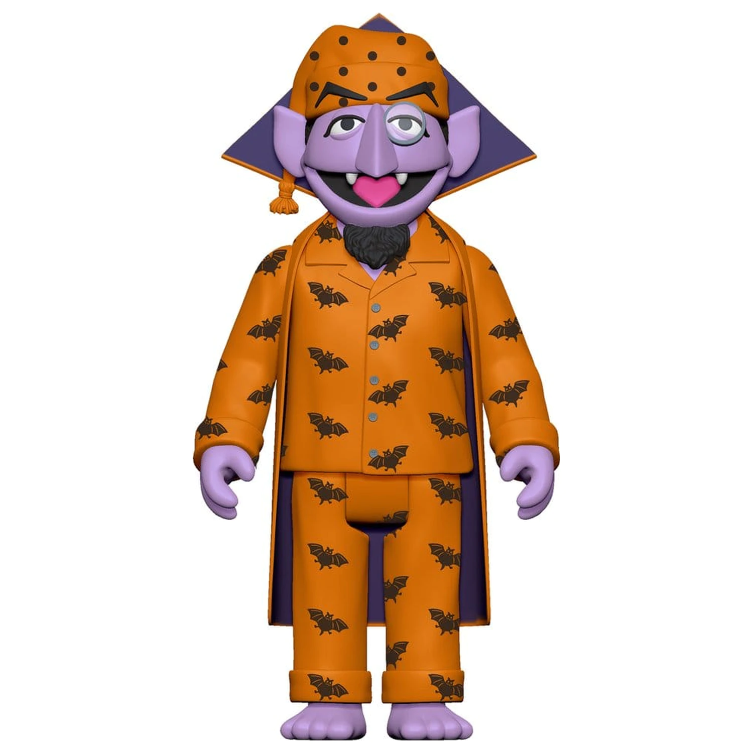 Sesame Street ReAction akciófigura Wave 06 Count Von Count (PJs) 10 cm    termékfotó
