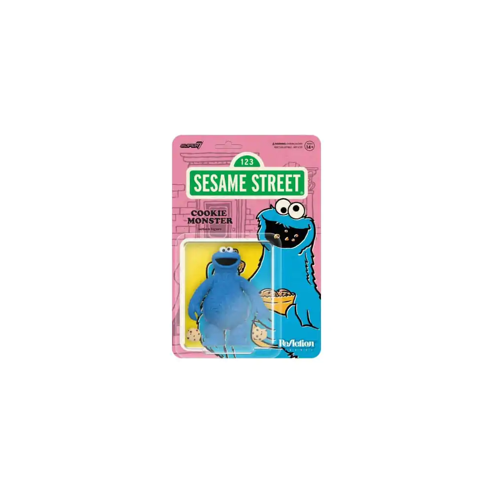 Sesame Street ReAction Action Figure Wave 02 Cookie Monster 10 cm termékfotó