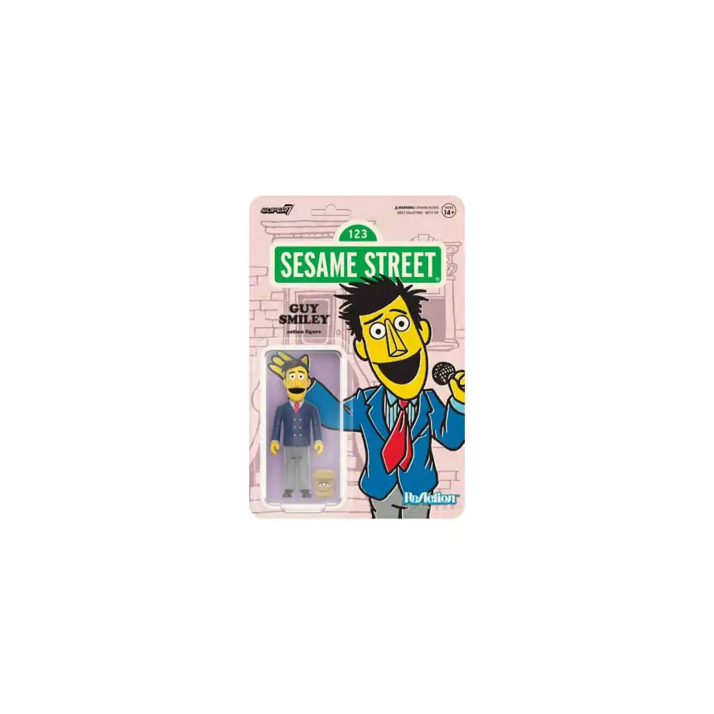 Sesame Street ReAction Action Figure Wave 02 Guy Smiley (With Bread) 10 cm termékfotó