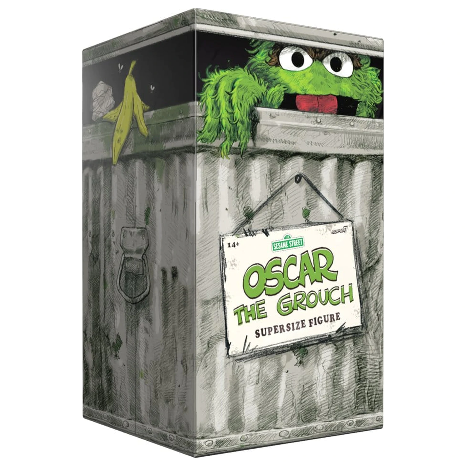Sesame Street SuperSize Vinyl figura Oscar The Grouch termékfotó