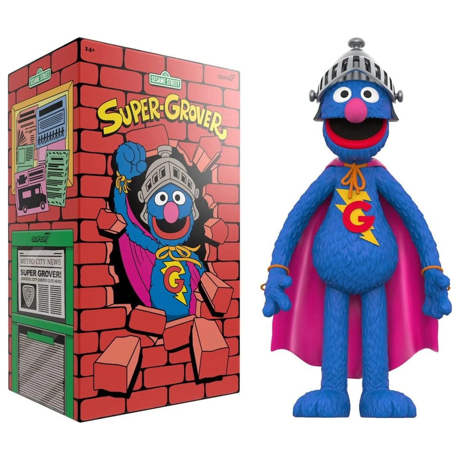 Sesame Street Supersize Vinyl figura Super Grover 36 cm termékfotó