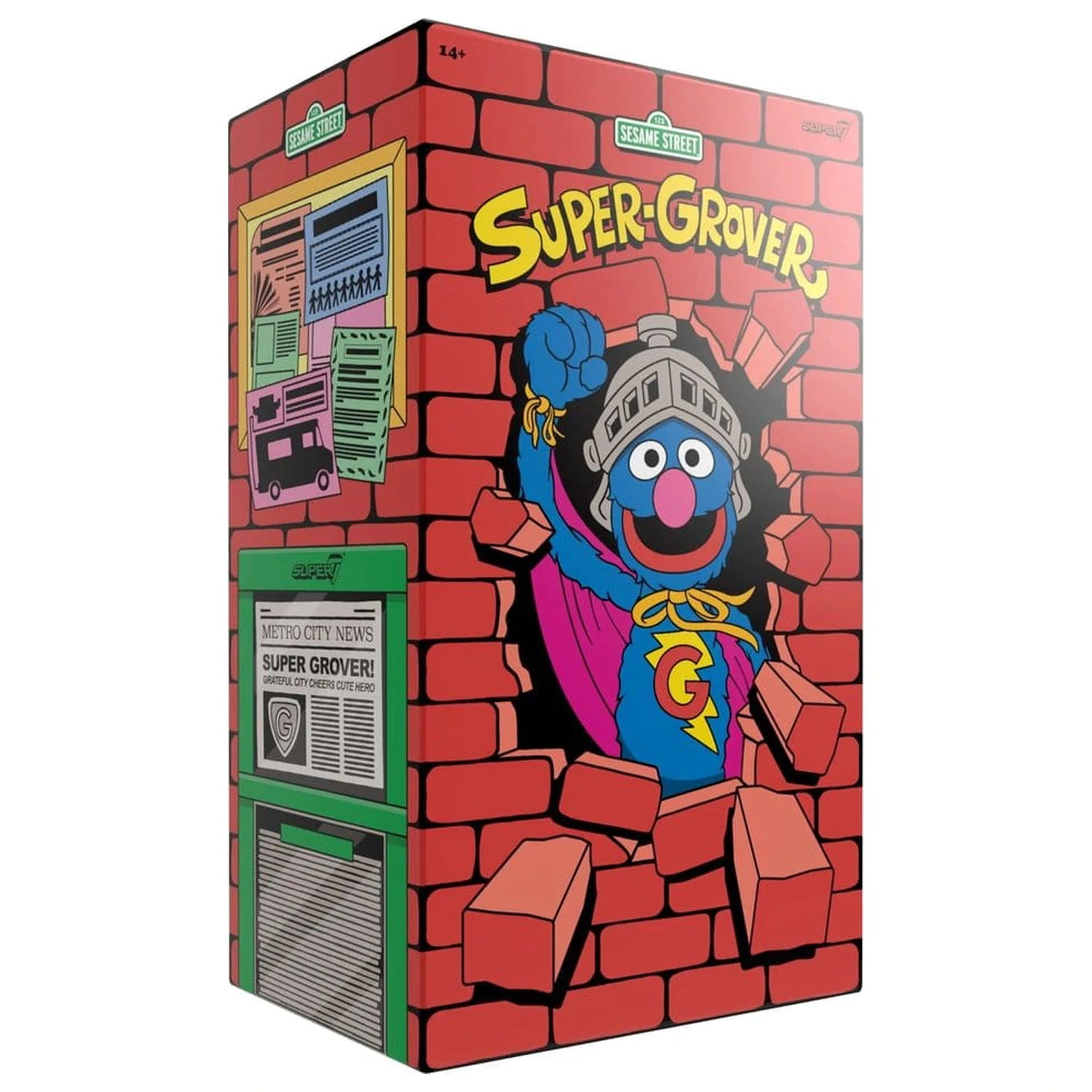Sesame Street Supersize Vinyl figura Super Grover 36 cm termékfotó