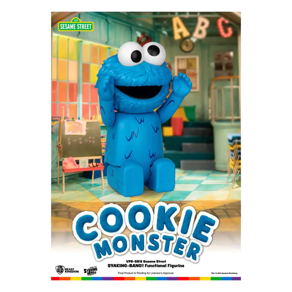 Sesame Street Syaking Bang Series Cookie Monster PVC persely 47 cm termékfotó
