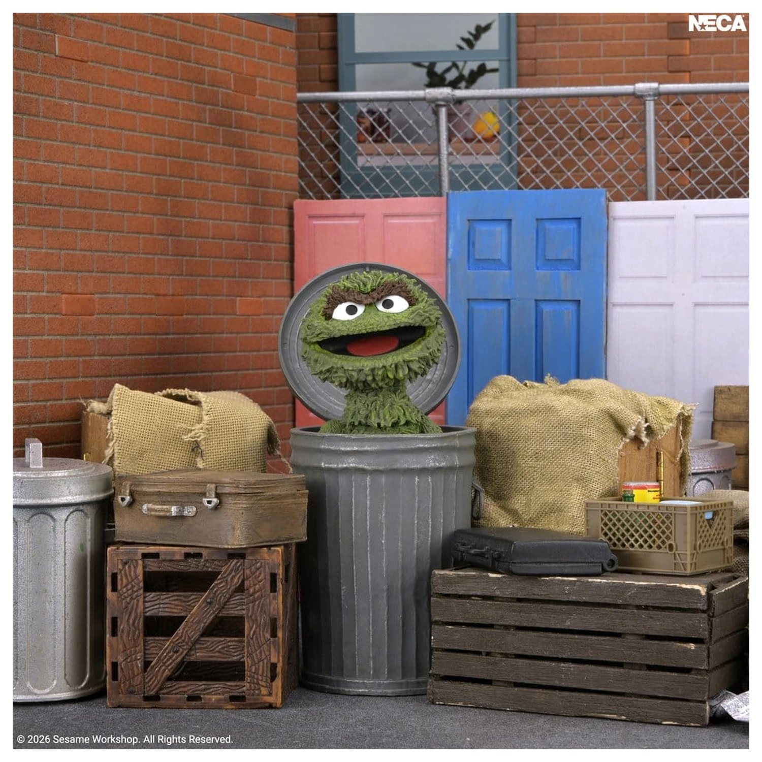 Sesame Street Ultimate Oscar the Grouch akciófigura 18 cm termékfotó