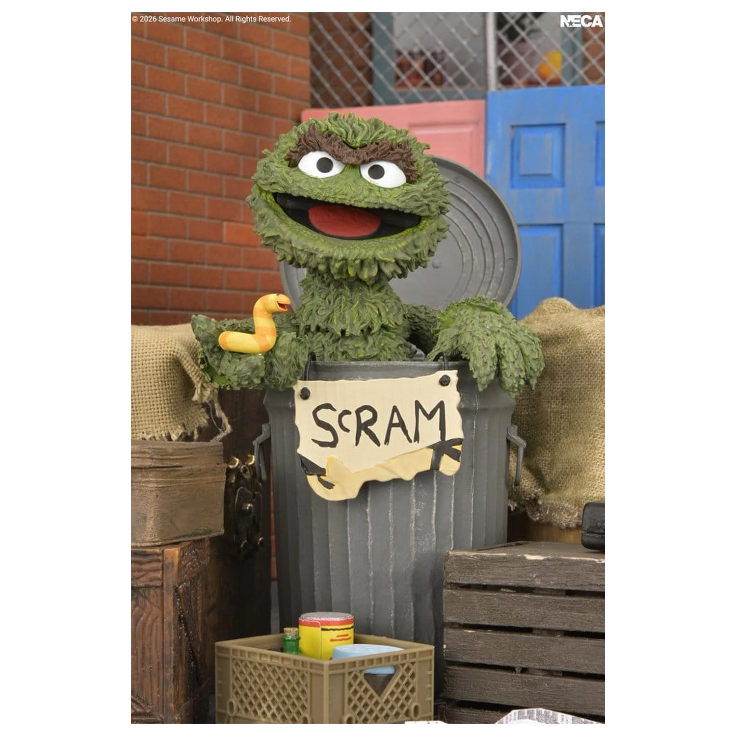 Sesame Street Ultimate Oscar the Grouch akciófigura 18 cm termékfotó