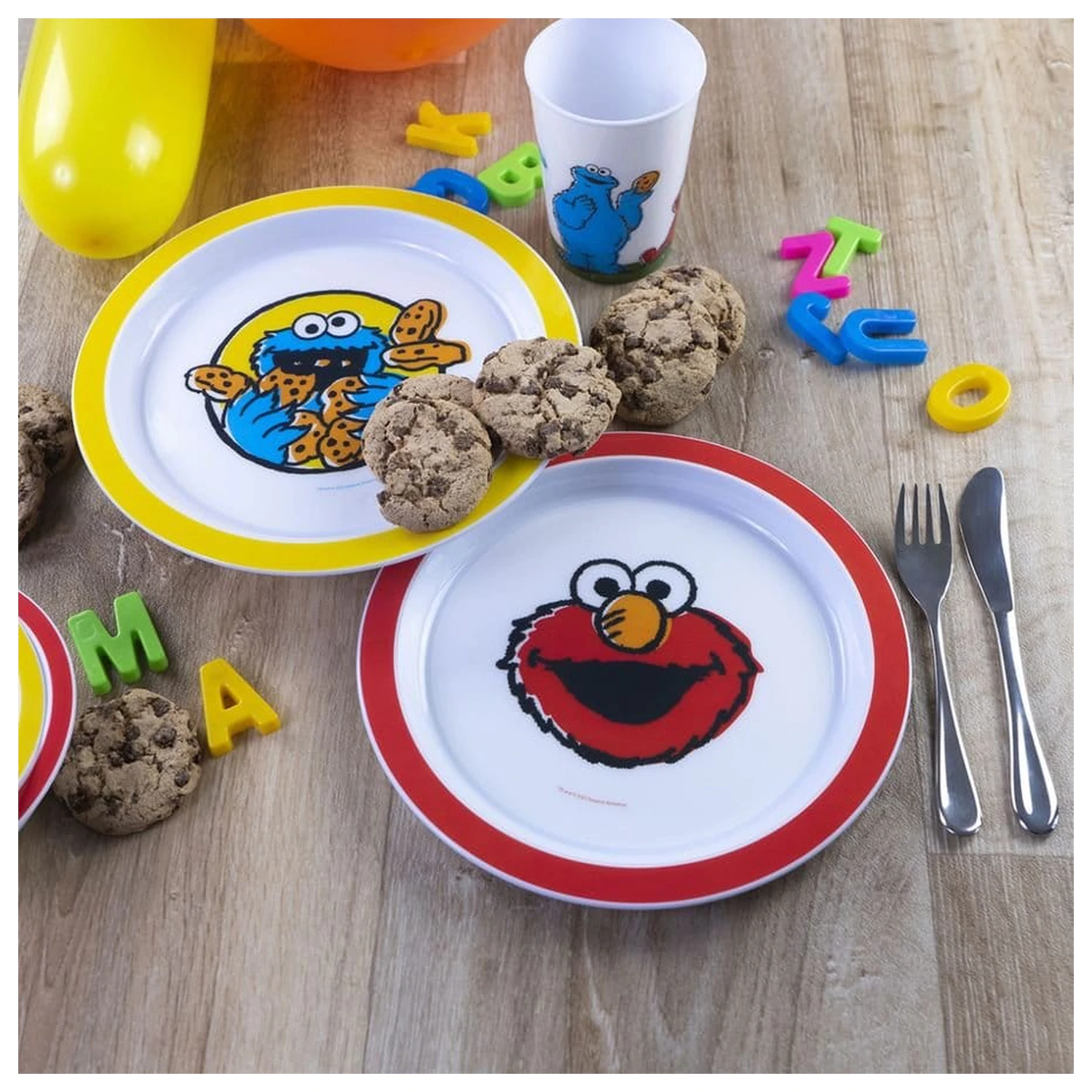 Sesame Street Vintage Kids 2 db-os tányér csomag 22 cm termékfotó