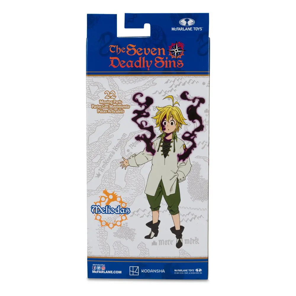 Seven Deadly Sins MELIODAS (DEMON MODE) akciófigura 18 cm termékfotó