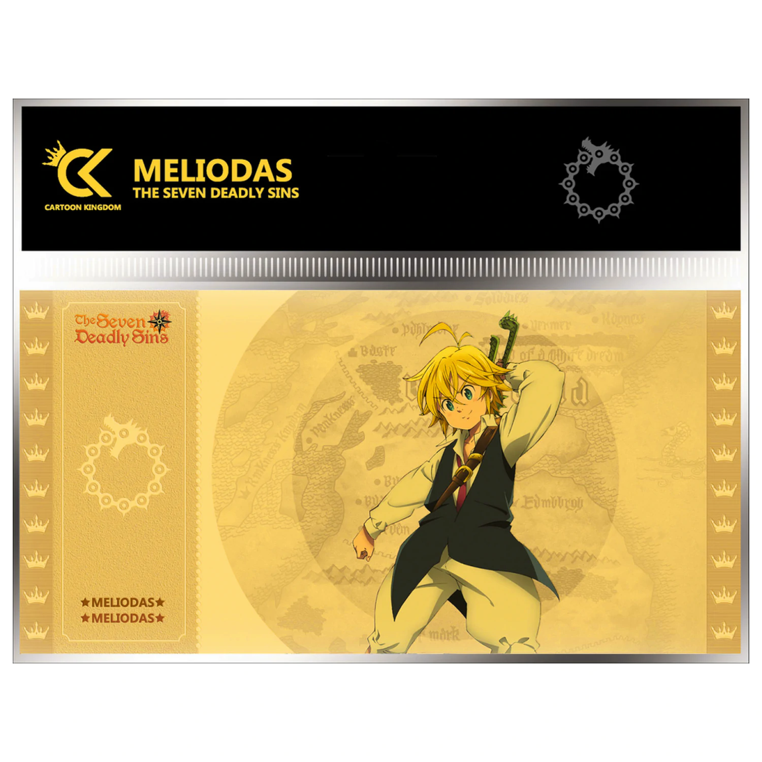 Seven Deadly Sins Meliodas Golden Ticket termékfotó
