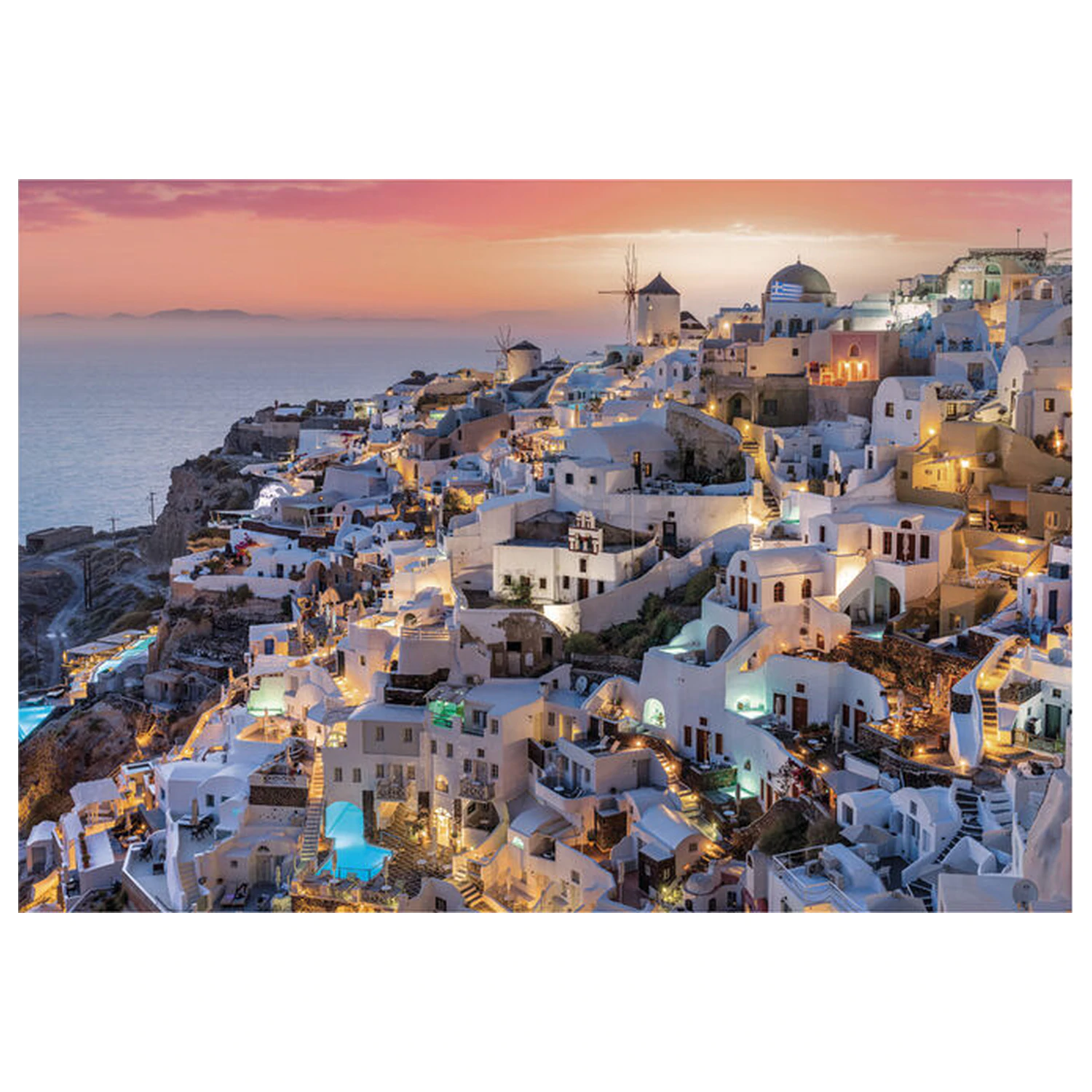 Shades of Santorini puzzle 1000db-os termékfotó