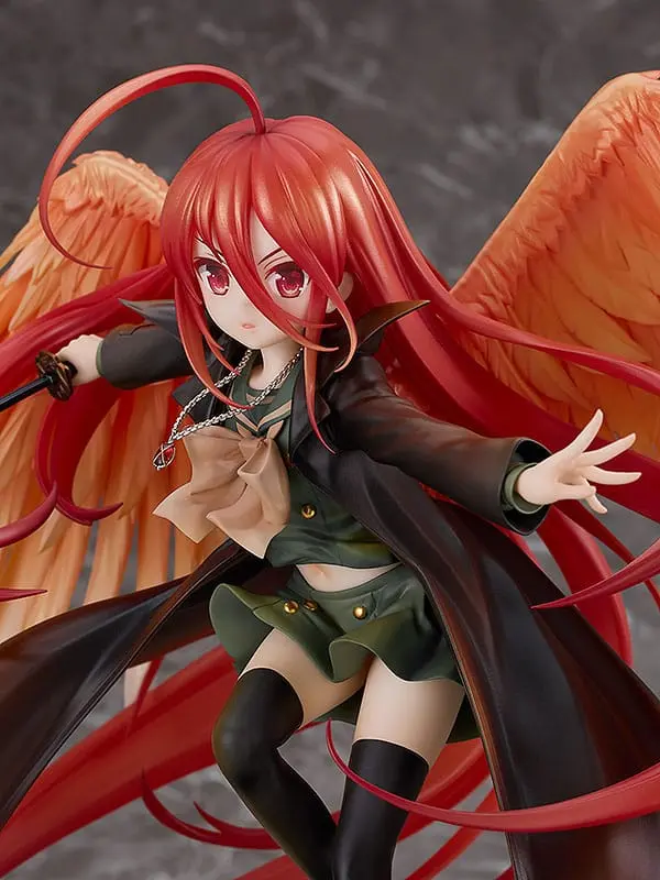 Shakugan no Shana 1/7 The Flame-Haired Burning-Eyed Hunter Shana PVC szobor figura 25 cm termékfotó