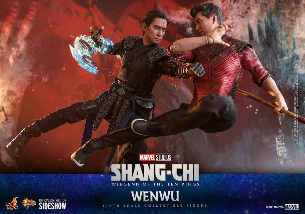 Shang-Chi and the Legend of the Ten Rings Movie Masterpiece 1/6 Wenwu akciófigura 28 cm termékfotó