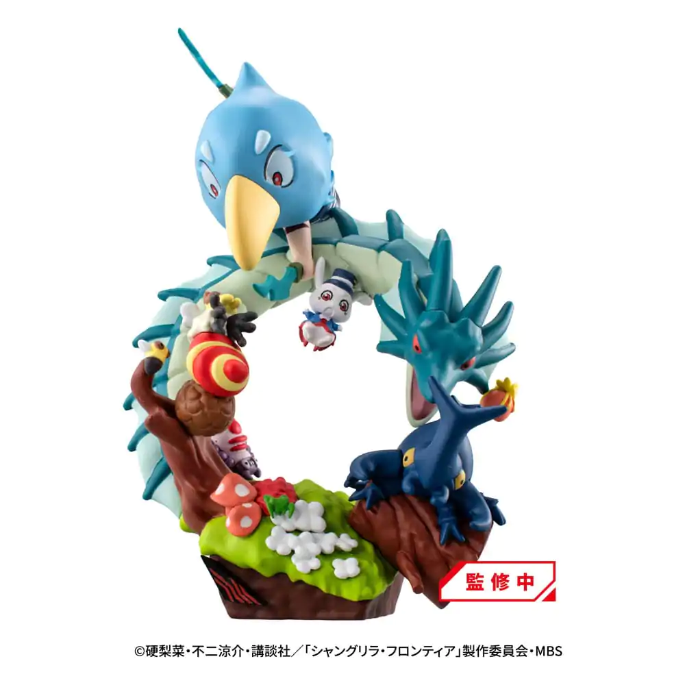 Shangri-La Frontier Petitrama EX Series Trading Shangri-La Frontier vs Monster Diorama Collection set 3 db-os figura csomag 11 cm termékfotó