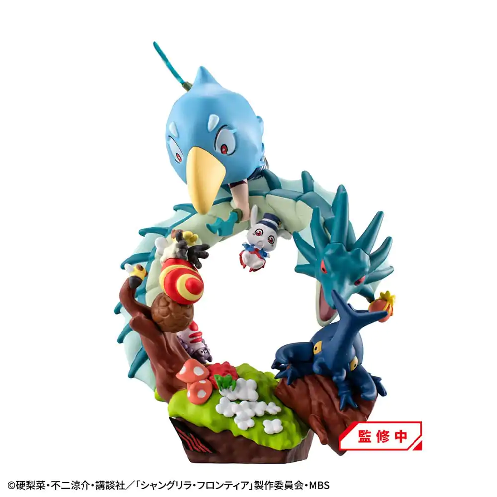 Shangri-La Frontier Petitrama EX Series Trading Shangri-La Frontier vs Monster Diorama Collection set 3 db-os figura csomag 11 cm (with gift) termékfotó